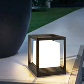 Colonne Lumineuse D'Extérieur Moderne Cube - Clowas.fr